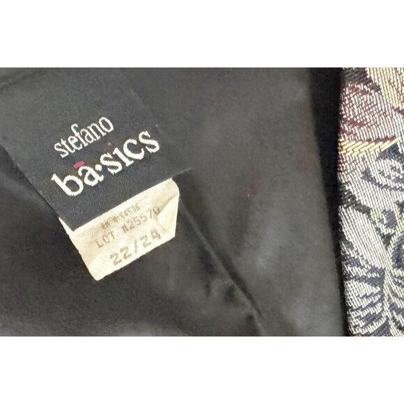 Vintage STEFANO Basics 1990s Tapestry Floral Vest Size Large - Picture 5 of 6